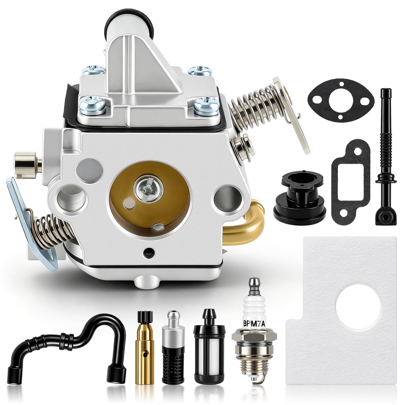 Amazon.com: Carbhub MS170 Carburetor for Stihl MS170 MS180 017 018
